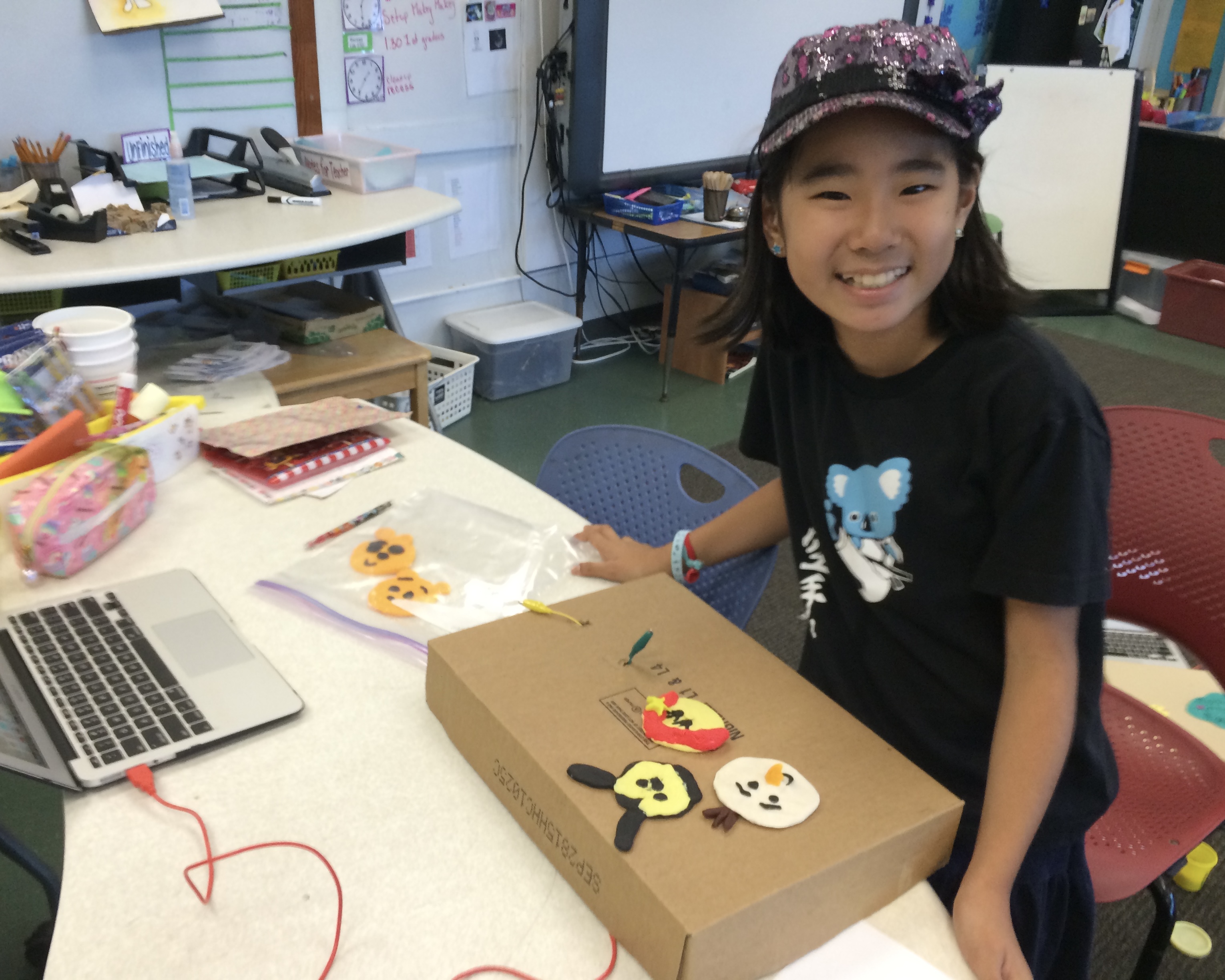 makey makey play-doh tsum tsum game