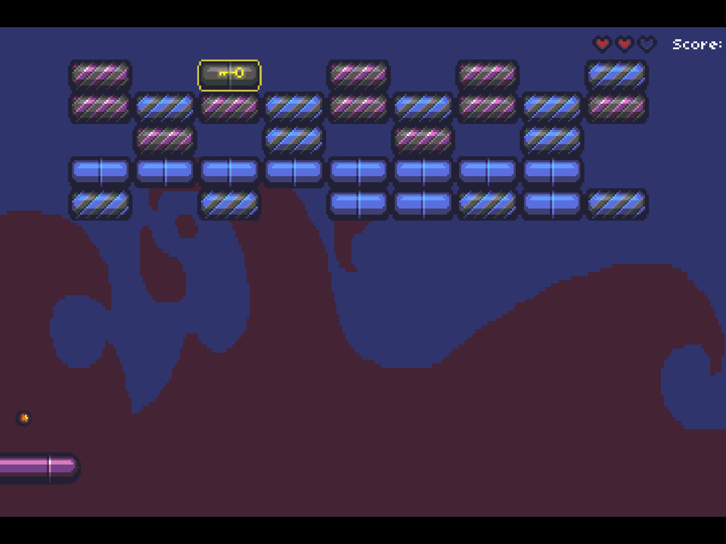 breakout - a game created within the computer science adv topics course