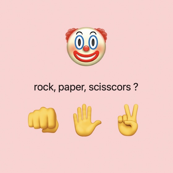 rock paper scisscors - main page